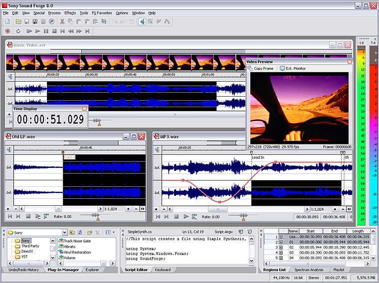 Sound Forge 10 Platform