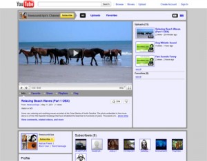 yt YouTube Page