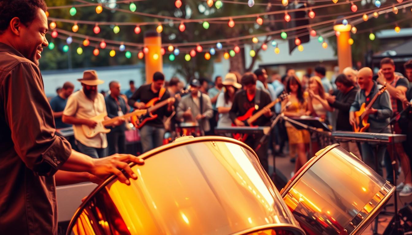 Le son du steeldrum dans la musique moderne
